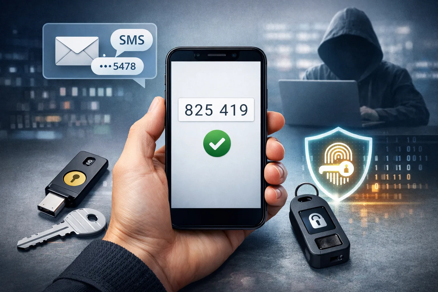 Logowanie do konta z włączonym uwierzytelnianiem dwuskładnikowym na smartfonie